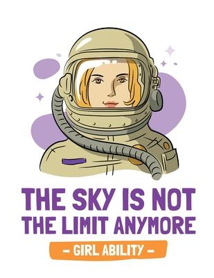 The Sky Is Not The Limit Anymore Girl Ability: Time Management Journal - Agenda Daily - Goal Setting - Weekly - Daily - Student Academic Planning - Da