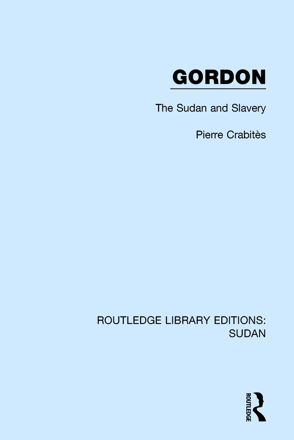 Gordon: The Sudan and Slavery