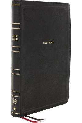 Nkjv, Deluxe Reference Bible, Center-Column Giant Print, Leathersoft, Black, Red Letter Edition, Thumb Indexed, Comfort Print: Holy Bible, New King Ja