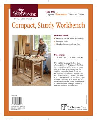 Fine Woodworking’’s Compact, Sturdy Workbench Plan