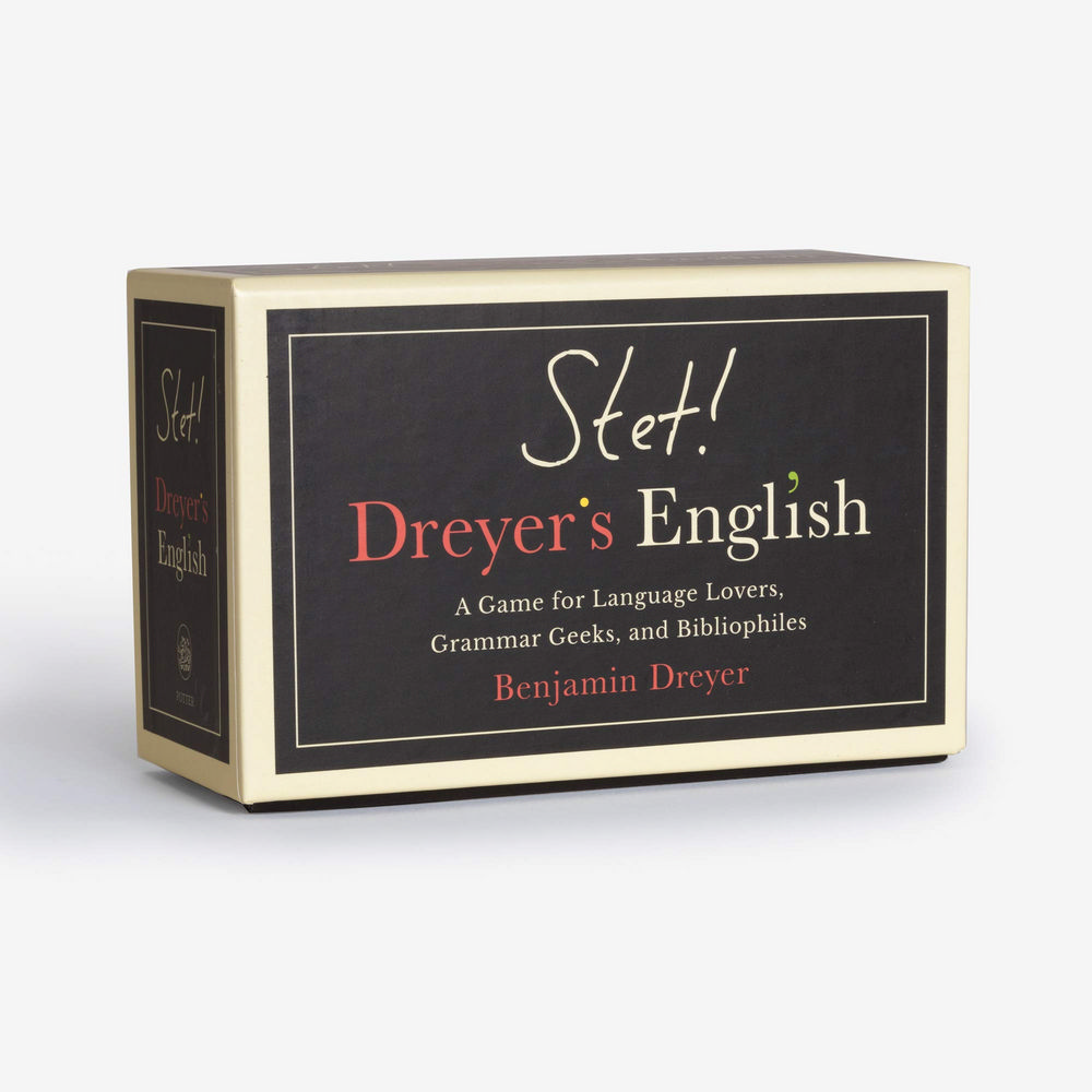 Stet! Dreyer’’s English: A Game for Language Lovers, Grammar Geeks, and Bibliophiles
