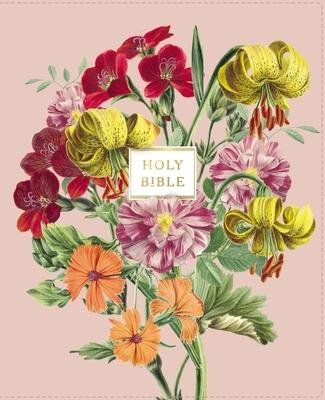 Niv, Artisan Collection Bible, Leathersoft, Blush Floral, Red Letter Edition, Comfort Print