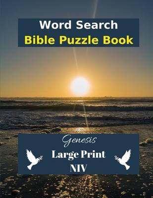 Word Search Bible Puzzle: Genesis in Large Print NIV