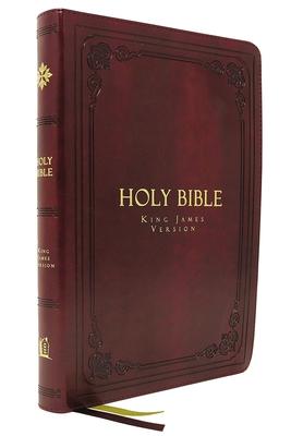 Kjv, Thinline Large Print Bible, Vintage Series, Leathersoft, Burgundy, Red Letter, Comfort Print: Holy Bible, King James Version