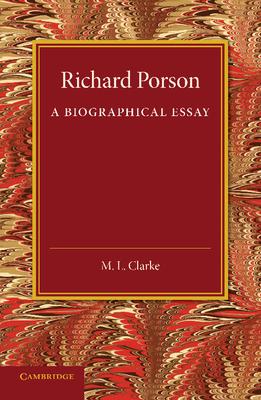 Richard Porson: A Biographical Essay