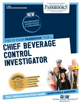 Chief Beverage Control Investigator, Volume 2825