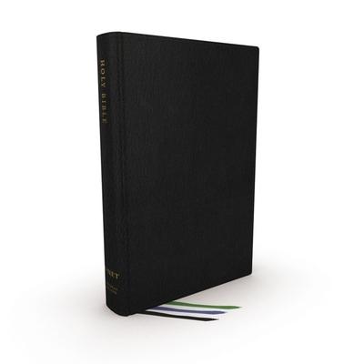 Net Bible, Thinline Large Print, Genuine Leather, Black, Comfort Print: Holy Bible