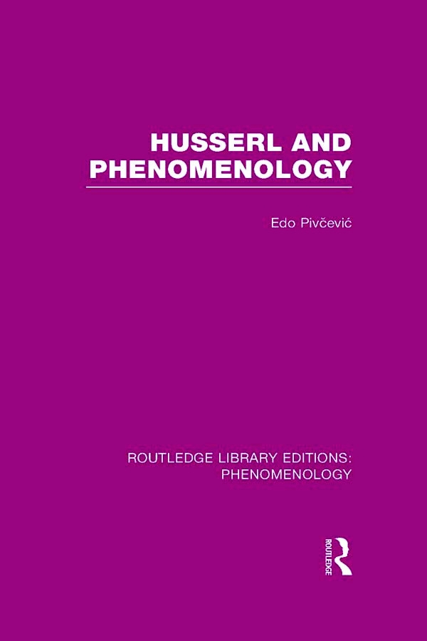 Husserl and Phenomenology