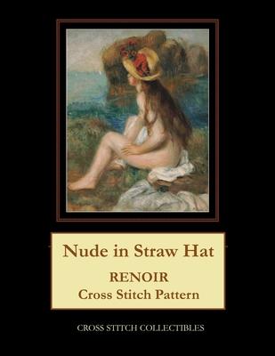 Nude in Straw Hat: Renoir Cross Stitch Pattern