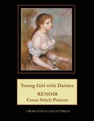 Young Girl with Daisies: Renoir Cross Stitch Pattern