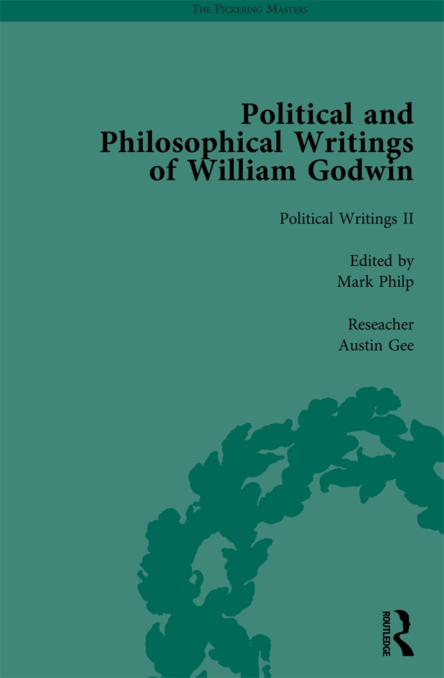 The Political and Philosophical Writings of William Godwin Vol 2