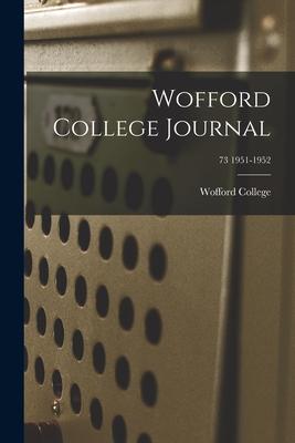 Wofford College Journal; 73 1951-1952