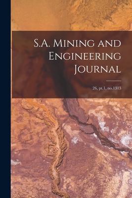 S.A. Mining and Engineering Journal; 26, pt.1, no.1313