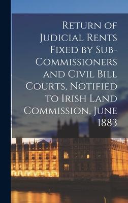 Return of Judicial Rents Fixed by Sub-Commissioners and Civil Bill Courts, Notified to Irish Land Commission, June 1883