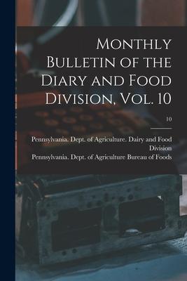 Monthly Bulletin of the Diary and Food Division, Vol. 10; 10