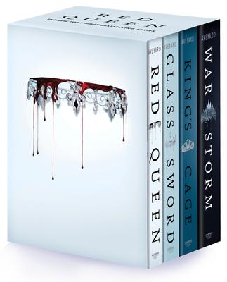 Red Queen 4-Book Paperback Box Set: Red Queen, Glass Sword, King’s Cage, War Strom