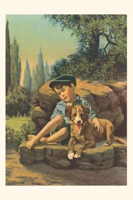 Vintage Journal Boy with Dog