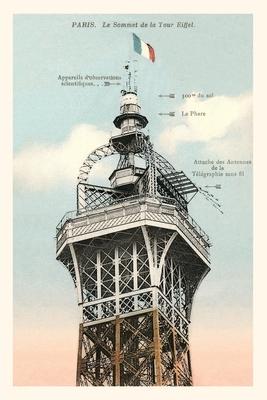 Vintage Journal Top of the Eiffel Tower