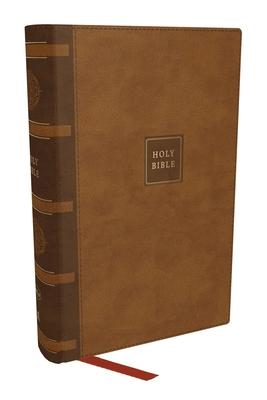 Nkjv, Compact Paragraph-Style Reference Bible, Leathersoft, Brown, Red Letter, Comfort Print: Holy Bible, New King James Version