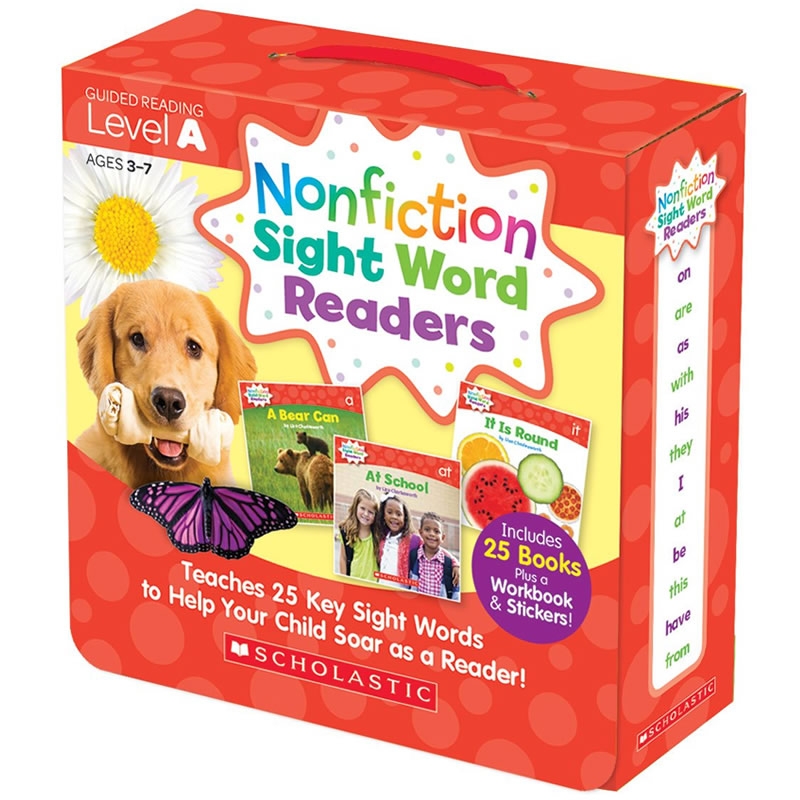 英文100個生活科學常見字讀本套書，級數A(25冊附音檔)Nonfiction Sight Word Readers Level A (With Storyplus)