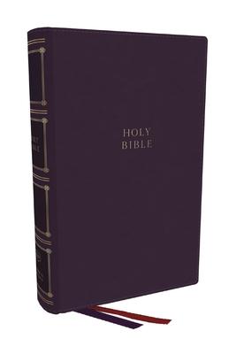 Kjv, Compact Center-Column Reference Bible, Leathersoft, Purple, Red Letter, Comfort Print