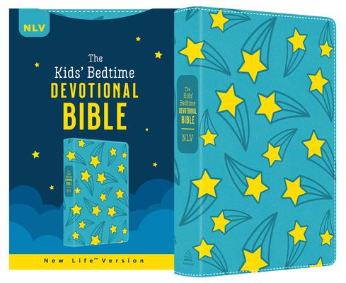 The Kids’ Bedtime Devotional Bible: Nlv [Aqua Stars]