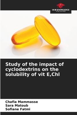Study of the impact of cyclodextrins on the solubility of vit E, Chl
