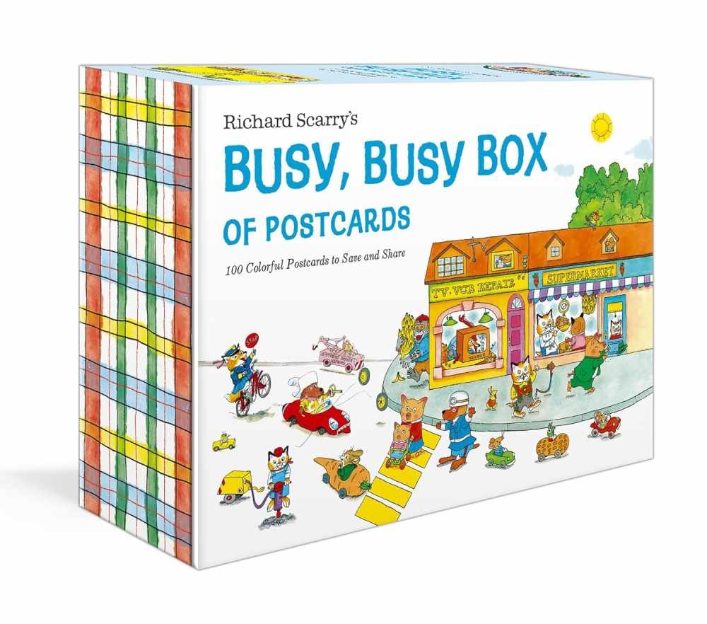 Richard Scarry’s Busy, Busy Box of Postcards: 100 Colorful Postcards to Save and Share