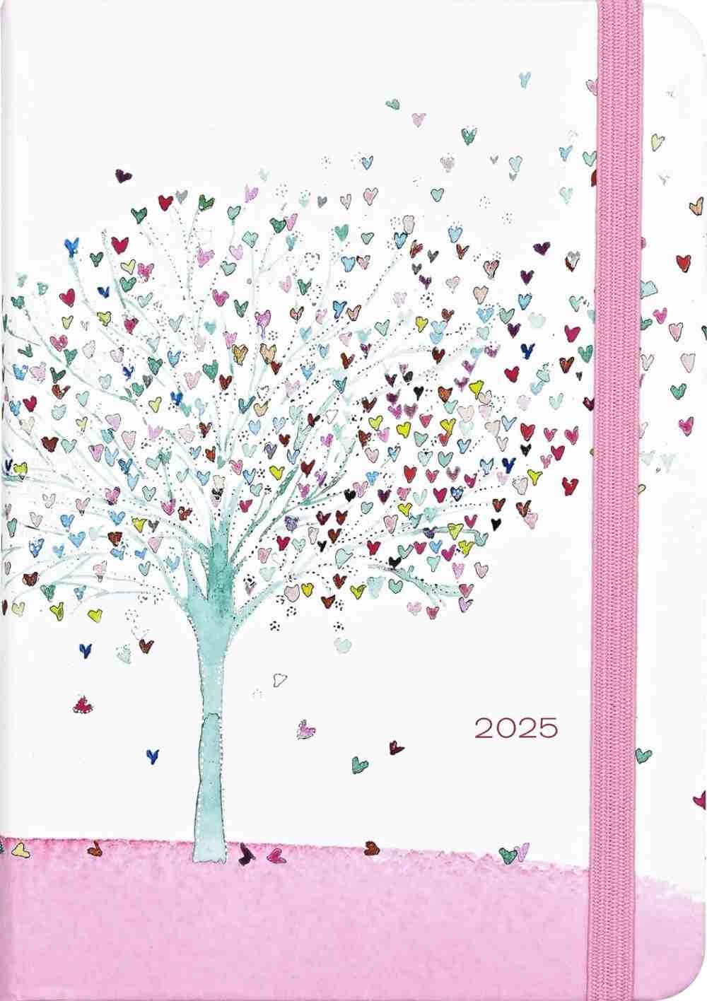 2025 Tree of Hearts Weekly Planner (16 Months, Sept 2024 to Dec 2025)