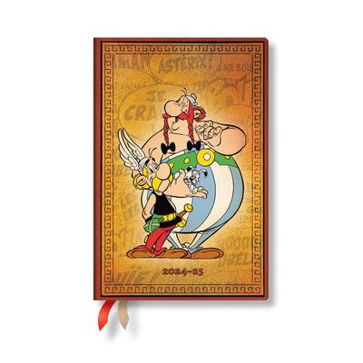 Paperblanks 2025 Asterix & Obelix the Adventures of Asterix 12-Month Mini Horizontal Weekly Elastic Band 160 Pg 100 GSM