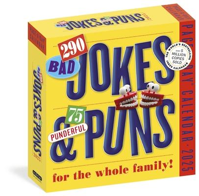 290 Bad Jokes & 75 Punderful Puns Page-A-Day Calendar 2025: For the Whole Family!