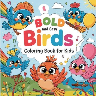 Birds Coloring Book for Kids: Activity Book for Kids with Birds, Coloring Book for Kids, Simple Coloring Books for Children Ages 4-8