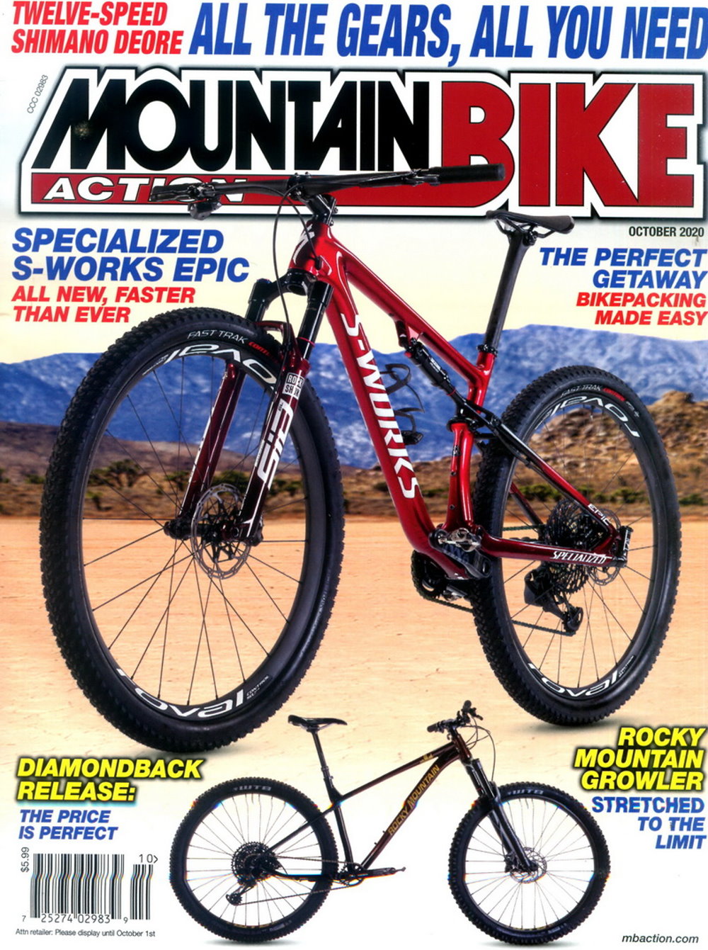 MOUNTAIN BIKE ACTION 10月號/2020