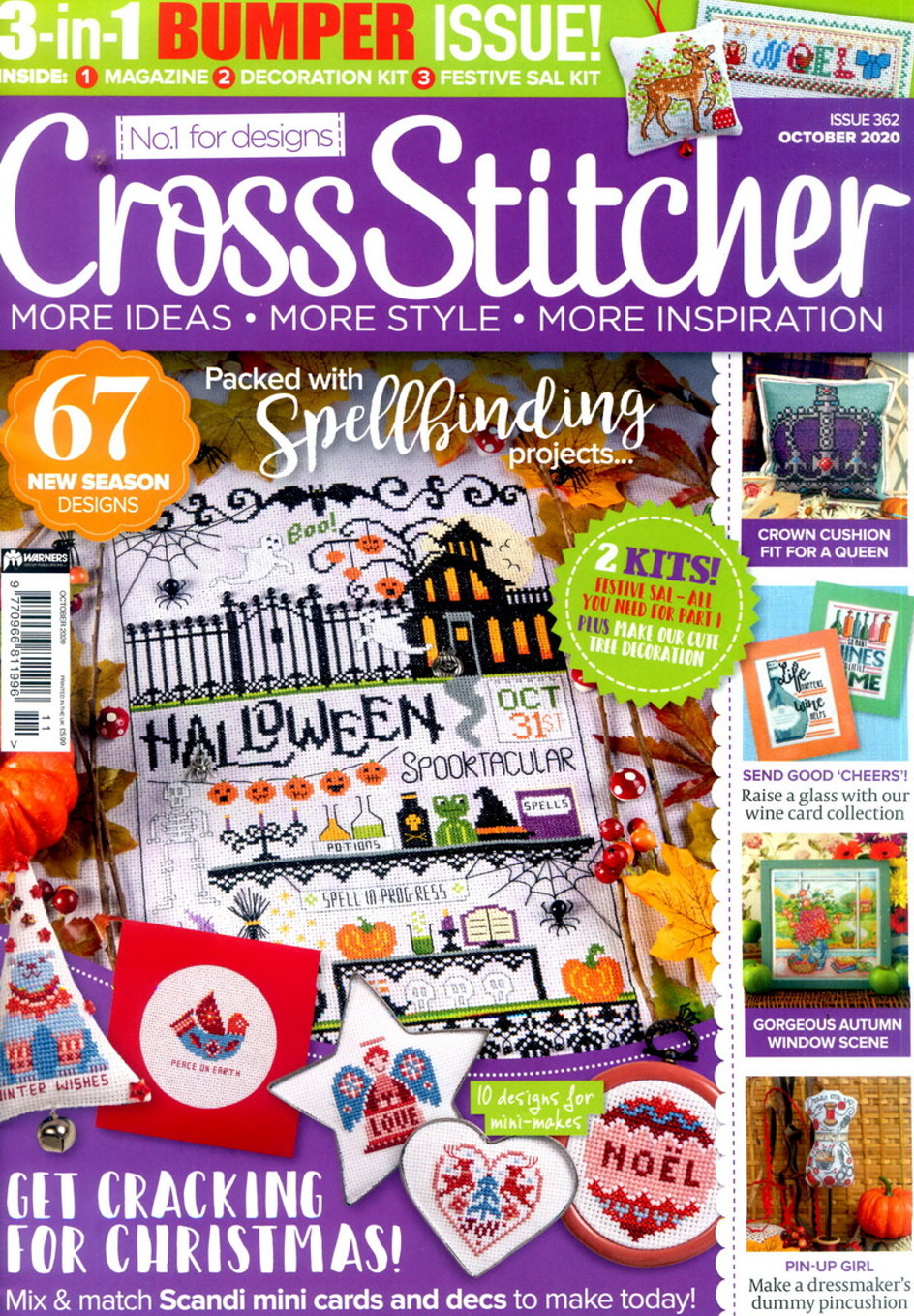 Cross Stitcher 英國版 第362期 10月號/2020