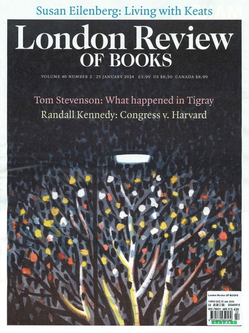 London Review OF BOOKS 1月25日/2024